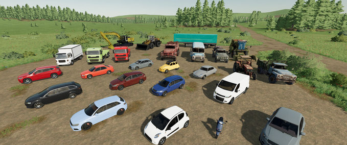 Platzierbare Objekte Platzierbares Fahrzeugpack Landwirtschafts Simulator mod