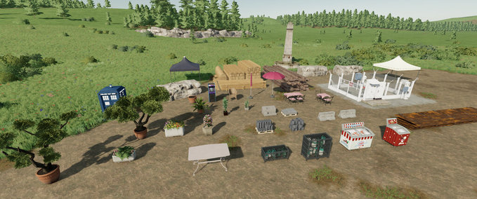Platzierbare Objekte Platzierbares Objekte Pack Landwirtschafts Simulator mod