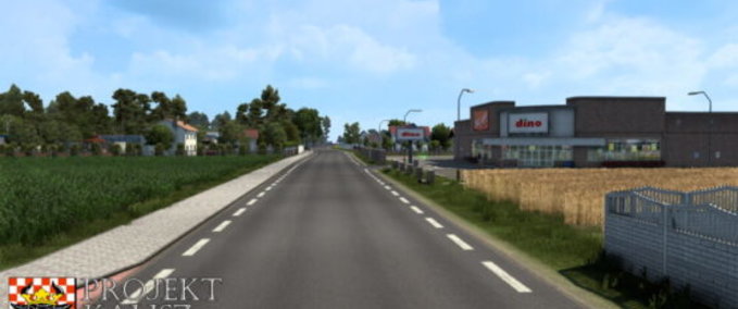Maps Projekt Kalisz 1:1 [1.43] Eurotruck Simulator mod