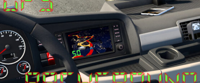 Mods GPS Background v1.43  Eurotruck Simulator mod