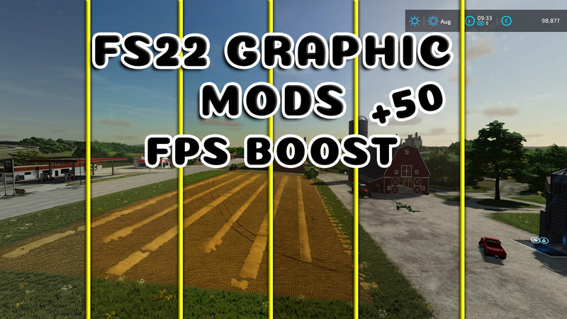 LS22: GRAPHIC MOD AND FPS BOOST v 6.0.0.0 Tools, Scripte Mod für Landwirtschafts  Simulator 22