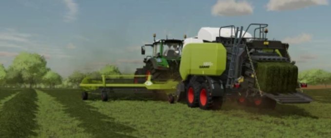 Pressen Claas Quadrant 5300 + Nadal R90 Landwirtschafts Simulator mod