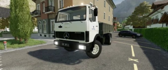 LKWs Mercedes Benz 817 Eurovia Landwirtschafts Simulator mod
