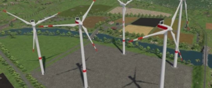Platzierbare Objekte Vestas 4MW Windturbinen Landwirtschafts Simulator mod