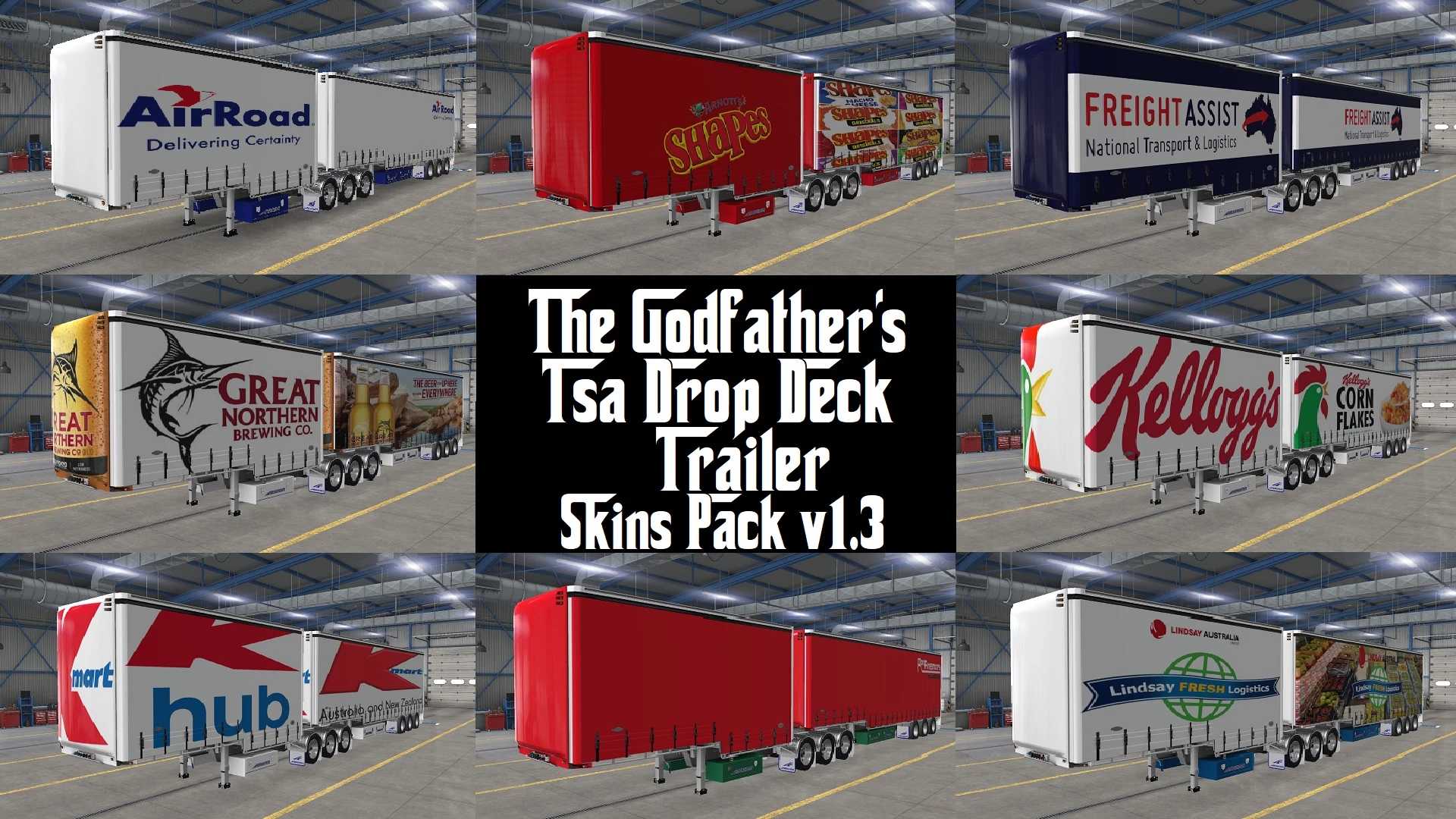 The Godfather’s TSA Drop Deck Trailer Skins Pack v1.1 thumbnail 6