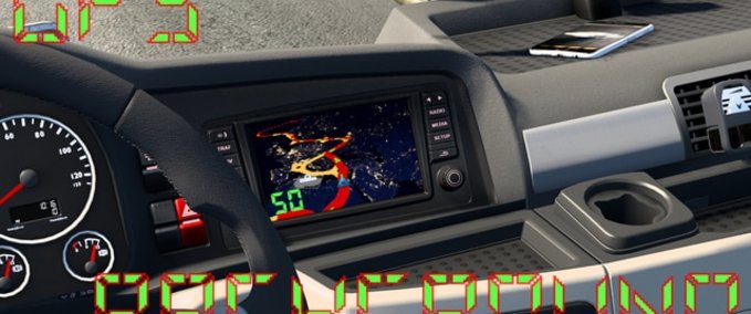 Trucks [ATS] GPS Navigator Background - 1.43 American Truck Simulator mod
