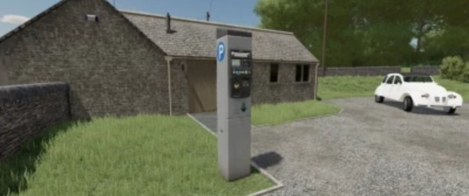 Platzierbare Objekte Parkuhr Landwirtschafts Simulator mod