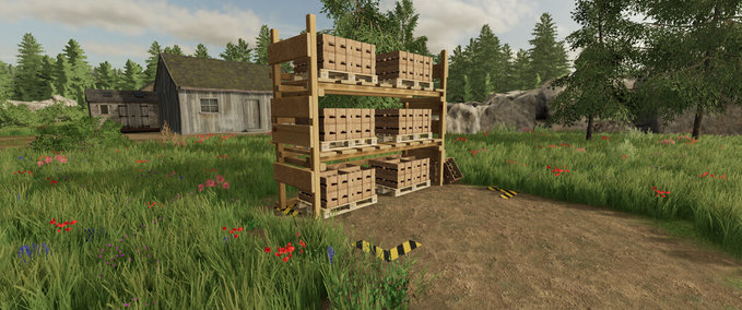 Platzierbare Objekte Honigpalettenregal Landwirtschafts Simulator mod