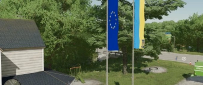 Platzierbare Objekte Flaga Ukrainy Landwirtschafts Simulator mod