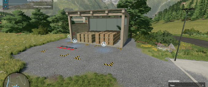 Gebäude mit Funktion [FBM 22] Paletten Lager - Autoload Landwirtschafts Simulator mod