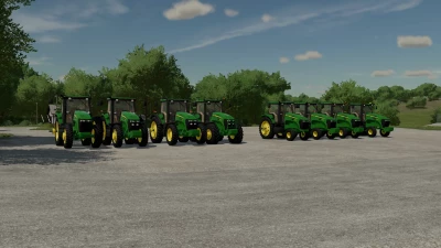 John Deere 7030 Serie Pack - Thumbnail 1
