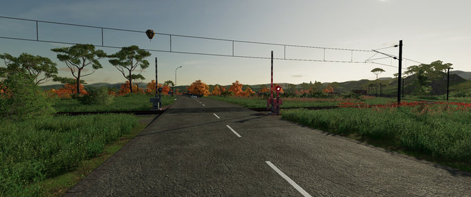 Platzierbare Objekte Bahnübergangs-Addon Landwirtschafts Simulator mod