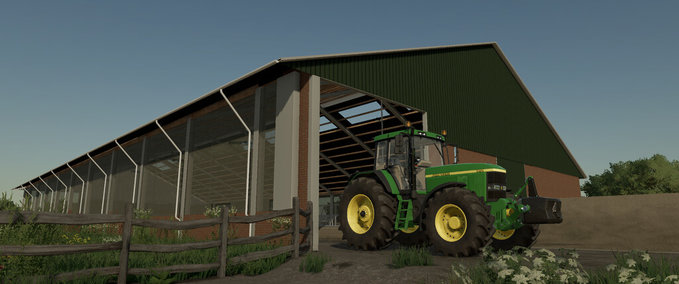 Platzierbare Objekte Kuhstall 3+0 Landwirtschafts Simulator mod