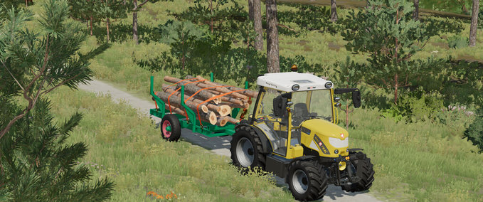 Sonstige Anhänger Eigenbau Forstanhänger Landwirtschafts Simulator mod