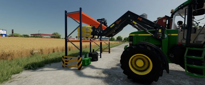 Platzierbare Objekte Schwerlastregal Landwirtschafts Simulator mod