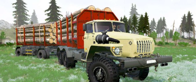 Vehicles Ural-4320 6x6 Spintires mod