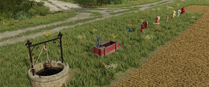 Platzierbare Objekte Großes Wasserpaket Landwirtschafts Simulator mod