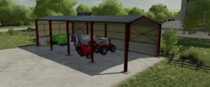 Platzierbare Objekte Vologna Vordach 1 Landwirtschafts Simulator mod