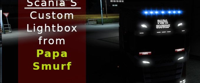 Trucks Scania S Custom Lightbox [1.43] Eurotruck Simulator mod