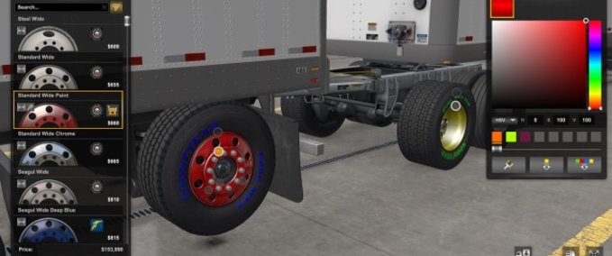 Trucks Erweitertes Felgen-Tuning - 1.43 American Truck Simulator mod