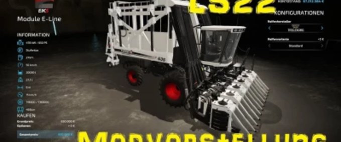 Sonstige Selbstfahrer Modul E-Line Landwirtschafts Simulator mod