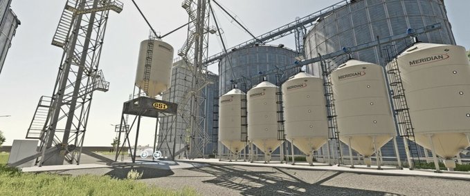 Platzierbare Objekte Mega Silo Mais Trockner Landwirtschafts Simulator mod