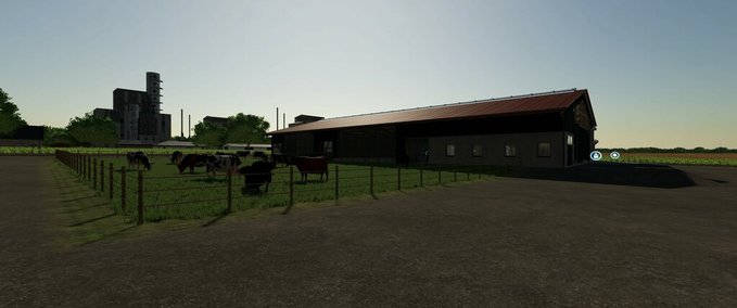 Platzierbare Objekte Großer Kuhstall - 240 Tiere Landwirtschafts Simulator mod