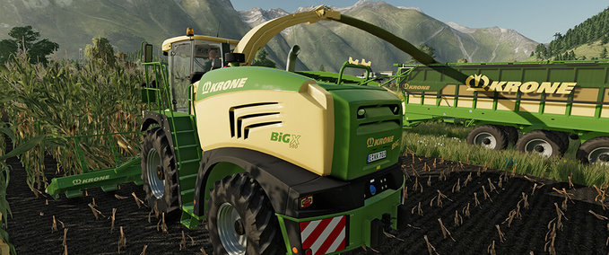 Krone Krone BigX 580 Landwirtschafts Simulator mod