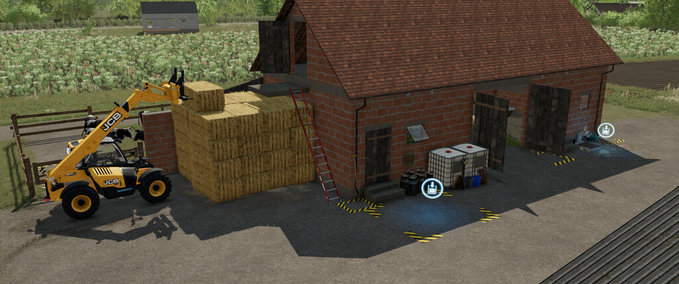 Platzierbare Objekte Kuhstall 30x18 Landwirtschafts Simulator mod