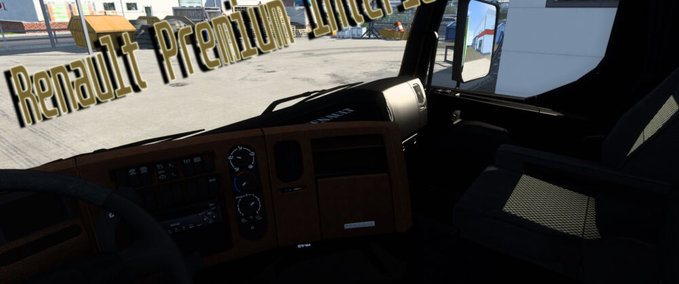 Trucks Renault Premium Interior Leather Edition by HICHAM - 1.43 Eurotruck Simulator mod