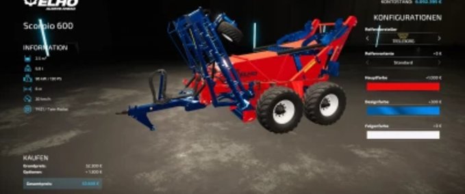 Sonstige Anhänger Skorpion 600 Landwirtschafts Simulator mod