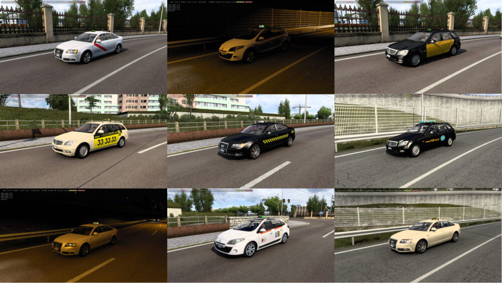 Taxis in Traffic Pack - 1.43 - Thumbnail 1