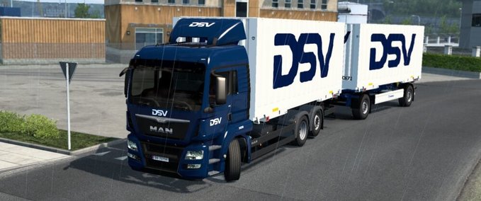 Trucks MAN TGS E6 By MaDster BDF System Addon - 1.43 Eurotruck Simulator mod
