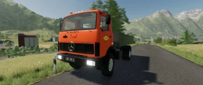 LKWs Mercedes Benz 817 Eurovia Landwirtschafts Simulator mod