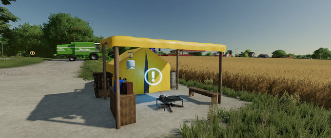 Platzierbare Objekte Pionier-Zelt Landwirtschafts Simulator mod