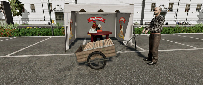 Platzierbare Objekte Hühnerei-Zelt Landwirtschafts Simulator mod
