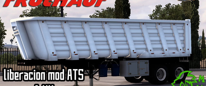 Trailer Fruehauf Dump Trailer v1.1 (1.43.x) American Truck Simulator mod