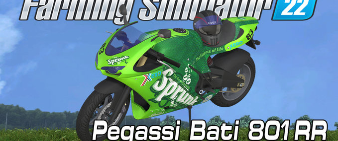 Sonstige Fahrzeuge Sport-Motorrad Pegassi Bati 801RR Landwirtschafts Simulator mod