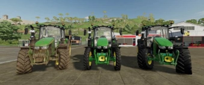 John Deere John Deere 6M Serie schmale Radketten Landwirtschafts Simulator mod