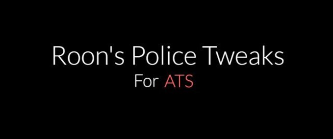 Mods Roon's Police Tweaks for ATS - 1.43 American Truck Simulator mod