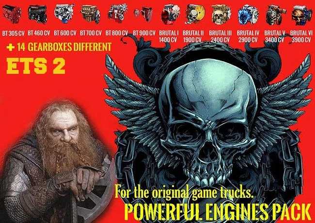 Pack of Powerful Engines + Gearboxes v15.0 (1.43.x) - Thumbnail 1