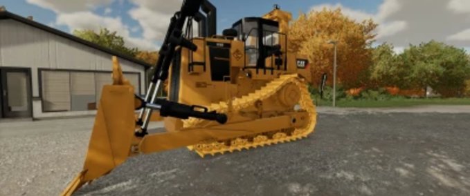 Bagger & Radlader Cat D10T Landwirtschafts Simulator mod