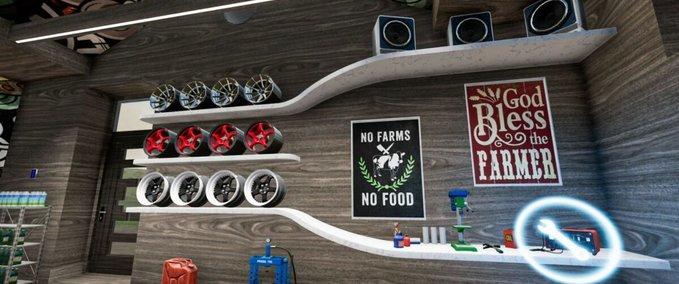 Platzierbare Objekte Werkstatt Garage Landwirtschafts Simulator mod
