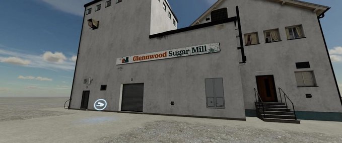 Platzierbare Objekte Zuckerfabrik mit neuen Paletten Landwirtschafts Simulator mod