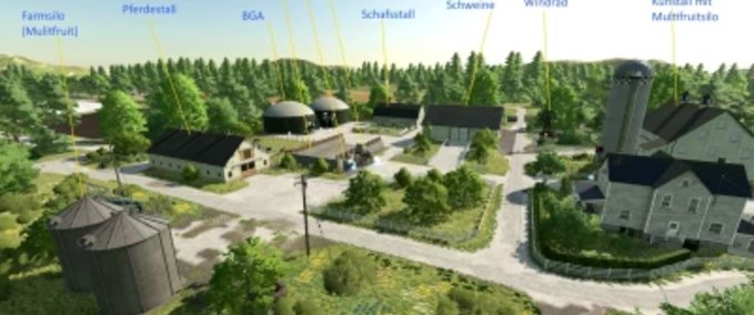Platzierbare Objekte Weiße Farm Building Pack Landwirtschafts Simulator mod