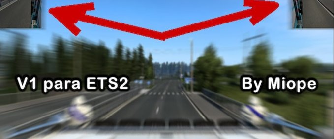 Trucks Spiegel an den Außenseiten – 1.43 Eurotruck Simulator mod