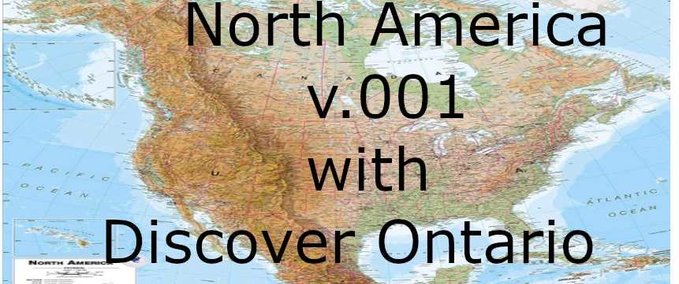 Maps North America w/Discover Ontario -1.43  American Truck Simulator mod