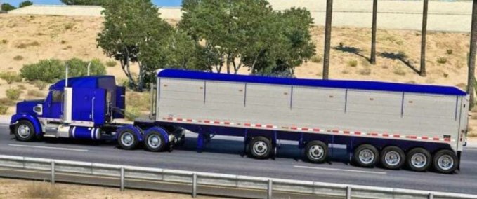 Trailer Ownable Titan Thin Wall End Dump - 1.43 American Truck Simulator mod