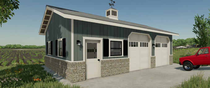 Platzierbare Objekte 24x36 Amerikanische Garage Landwirtschafts Simulator mod