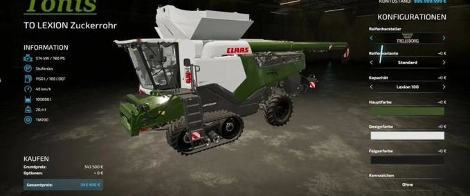 Claas Lexion 2 In 1 Pack Mod Image
